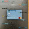 Madagascar Bank of Africa mastercard PSD scan and photo taken image, 2 in 1