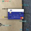 Malawi National Bank of Malawi mastercard PSD scan and photo taken image, 2 in 1