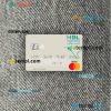 Maldives Habib Bank Limited mastercard PSD scan and photo taken image, 2 in 1