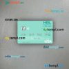 Maldives Habib Bank Limited visa debit card PSD scan and photo-realistic snapshot, 2 in 1
