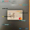 Mali Banque Atlantique mastercard PSD scan and photo taken image, 2 in 1