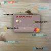 Mexico Banorte Bank mastercard PSD scan and photo taken image, 2 in 1