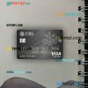 Monaco UBS bank visa signature card PSD scan and photo-realistic snapshot, 2 in 1
