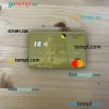 Mongolia Chinggis Khaan Bank mastercard PSD scan and photo taken image, 2 in 1