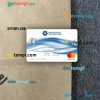 Mongolia Development bank mastercard PSD scan and photo taken image, 2 in 1