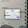 Montenegro Atlasmont Bank visa classic card PSD scan and photo-realistic snapshot, 2 in 1