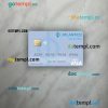 Namibia Banco Atlantico visa debit card PSD scan and photo-realistic snapshot, 2 in 1