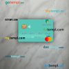 Netherlands ABN AMRO Bank mastercard PSD scan and photo taken image, 2 in 1