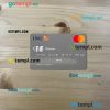 Netherlands ING bank mastercard platinum PSD scan and photo taken image, 2 in 1
