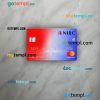 Netherlands NIBC Bank mastercard PSD scan and photo taken image, 2 in 1