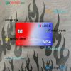 Netherlands NIBC Bank visa classic card PSD scan and photo-realistic snapshot, 2 in 1