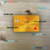 Netherlands Rabobank mastercard gold PSD scan and photo taken image, 2 in 1