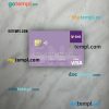 Netherlands SNS Bank visa debit card PSD scan and photo-realistic snapshot, 2 in 1