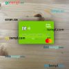 New Zealand Kiwibank mastercard PSD scan and photo taken image, 2 in 1