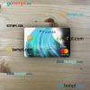 Nicaragua Banco Ficohsa bank mastercard PSD scan and photo taken image, 2 in 1