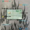 Nicaragua Banco de la Producción visa debit card PSD scan and photo-realistic snapshot, 2 in 1
