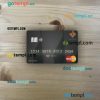 Nigeria Access Bank Plc mastercard PSD scan and photo taken image, 2 in 1
