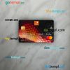 Nigeria GTBank mastercard PSD scan and photo taken image, 2 in 1