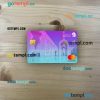 Oman Bank Nizwa mastercard PSD scan and photo taken image, 2 in 1