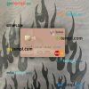 Oman Sohar International Bank mastercard PSD scan and photo taken image, 2 in 1