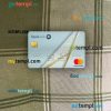 Pakistan Faysal bank mastercard PSD scan and photo taken image, 2 in 1