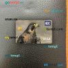 Pakistan The Bank of Khyber bank visa classic card PSD scan and photo-realistic snapshot, 2 in 1