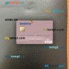 Panama Banco Banistmo visa debit card PSD scan and photo-realistic snapshot, 2 in 1