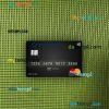 Panama Banco General mastercard PSD scan and photo taken image, 2 in 1