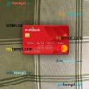 Panama Multibank mastercard PSD scan and photo taken image, 2 in 1