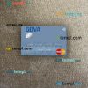 Paraguay Banco BBVA Bank mastercard PSD scan and photo taken image, 2 in 1