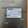 Paraguay Banco BBVA Bank visa debit card PSD scan and photo-realistic snapshot, 2 in 1