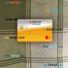 Philippines Bank of Communications mastercard gold PSD scan and photo taken image, 2 in 1
