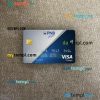 Philippines National Bank (PNB) visa classic card PSD scan and photo-realistic snapshot, 2 in 1