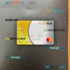 Portugal Activobank mastercard PSD scan and photo taken image, 2 in 1