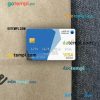 Qatar Ahilbank visa electron card PSD scan and photo-realistic snapshot, 2 in 1