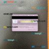 Qatar Development Bank visa classic card PSD scan and photo-realistic snapshot, 2 in 1 - Image 2