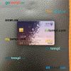 Qatar Development Bank visa classic card PSD scan and photo-realistic snapshot, 2 in 1