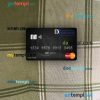 Qatar Doha Bank mastercard PSD scan and photo taken image, 2 in 1