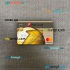Romania UniCredit Bank mastercard gold PSD scan and photo taken image, 2 in 1