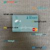 Russia Bank ZENIT mastercard PSD scan and photo taken image, 2 in 1
