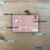Russia Bank of Moscow visa debit card PSD scan and photo-realistic snapshot, 2 in 1