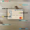 Rwanda Bank of Kigali mastercard PSD scan and photo taken image, 2 in 1