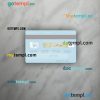 Saint Lucia Loyal Bank Limited visa debit card PSD scan and photo-realistic snapshot, 2 in 1 - Image 2