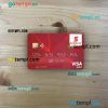 Saint Vincent and the Grenadines Bank of Nova Scotia visa debit card PSD scan and photo-realistic snapshot, 2 in 1