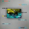 San Marino Cassa di Risparmio bank visa classic card PSD scan and photo-realistic snapshot, 2 in 1