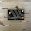 Saudi Arabia Bank Albilad bank platinum mastercard PSD scan and photo taken image, 2 in 1