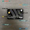 Saudi Arabia Bank Albilad bank visa platinum card PSD scan and photo-realistic snapshot, 2 in 1