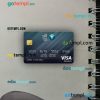 Saudi Arabia Banque Saudi Fransi bank visa signature card PSD scan and photo-realistic snapshot, 2 in 1