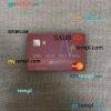 Saudi Arabia The Saudi British Bank mastercard PSD scan and photo taken image, 2 in 1