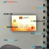 Senegal Attijariwafa Bank mastercard PSD scan and photo taken image, 2 in 1